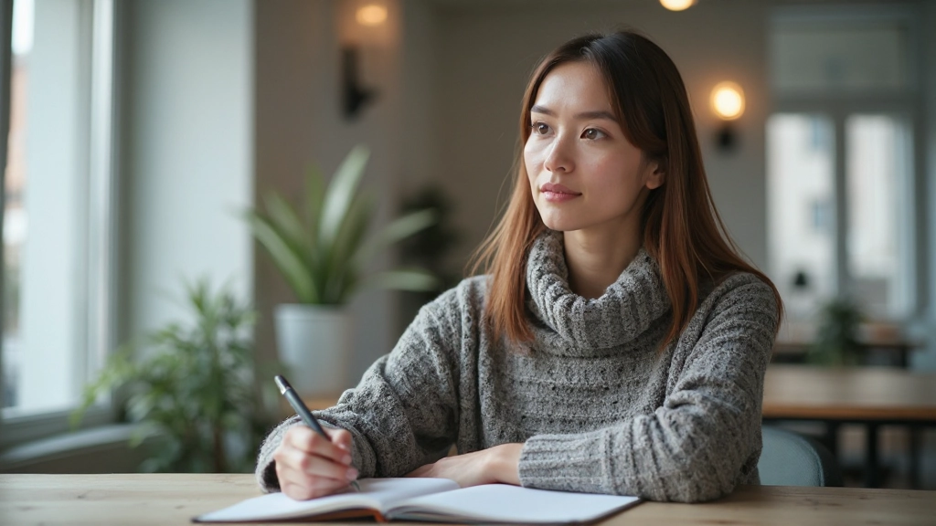 Professional in creative workspace developing innovative business solution