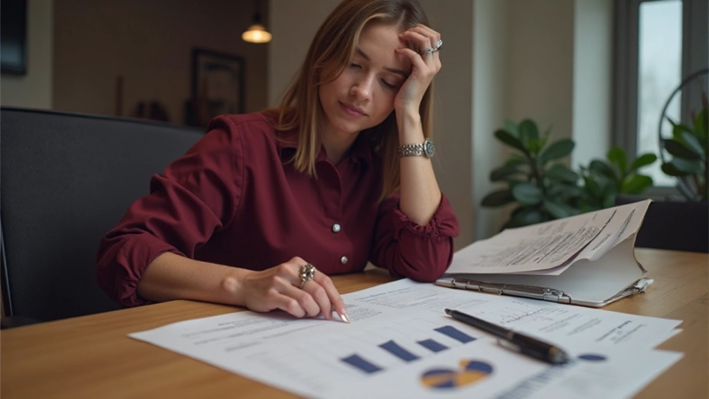 Professional woman reviewing strategic planning document at conference table